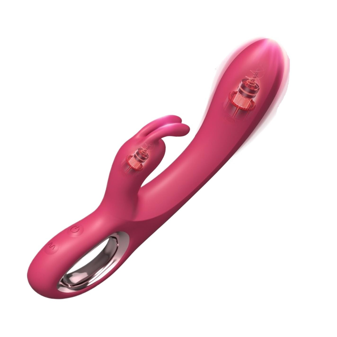 Vibrador Rabbit de Silicona con Doble Estimulación