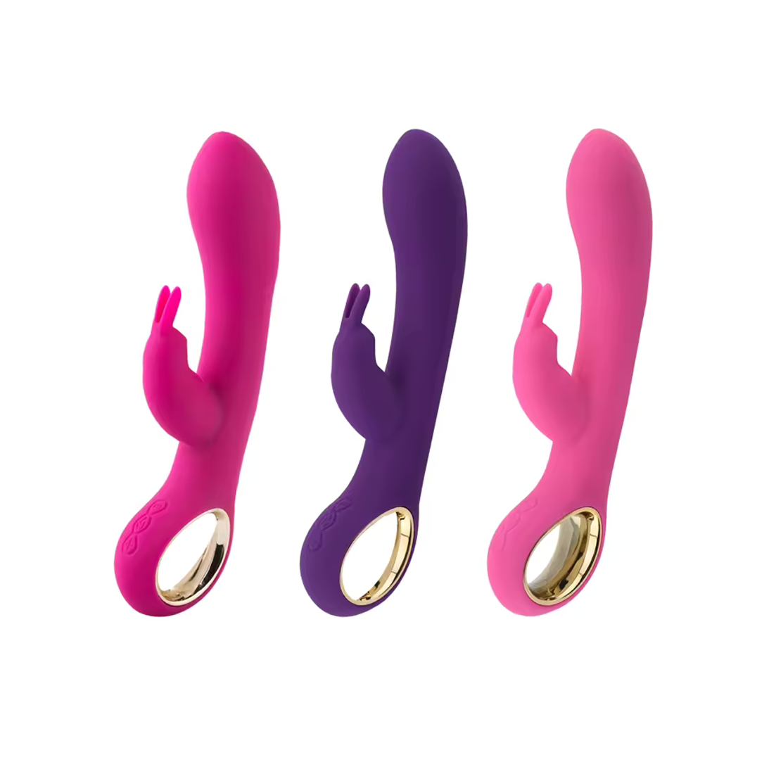 Vibrador Rabbit de Silicona con Doble Estimulación