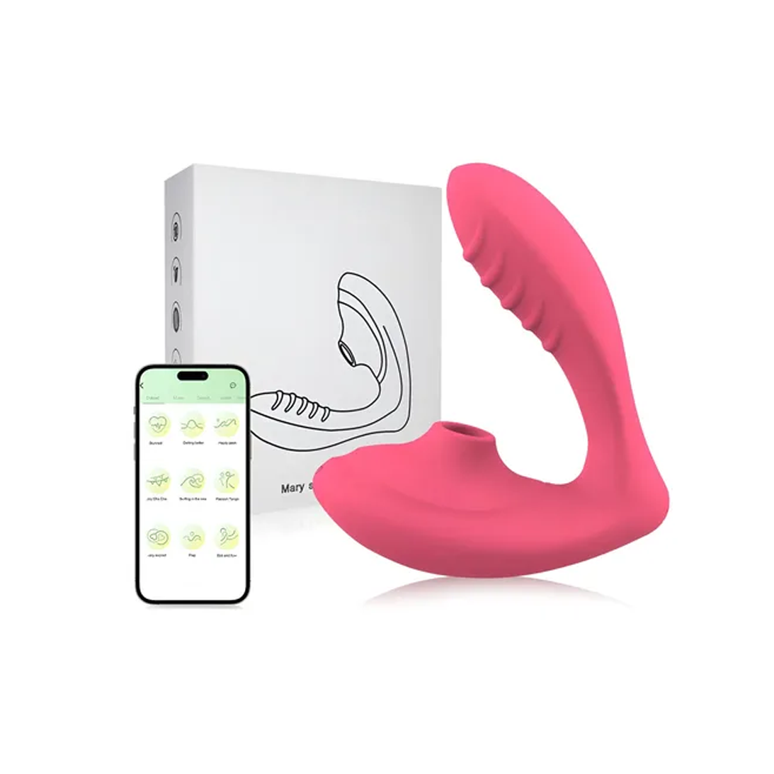 Vibrador de Silicona Controlado por Aplicación